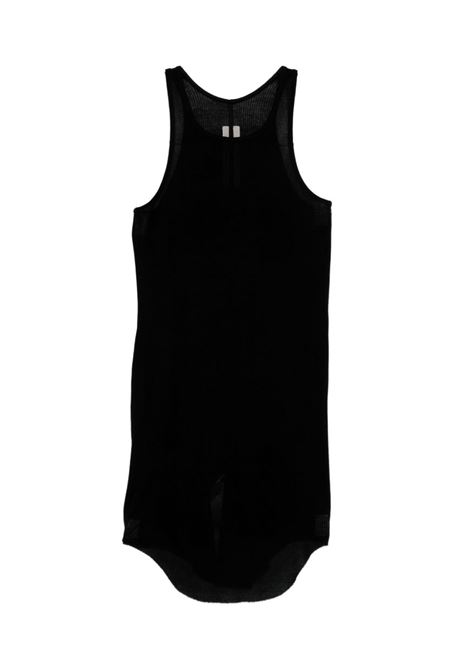 basic rib tank top man black RICK OWENS | RU01F2150 RC09
